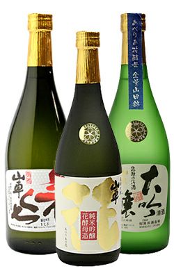 【25EG02】辛くち720ml ＋ 大吟醸あべりあ720ml ＋ 純米吟醸 花酵母造り720ml　【原田酒造場】